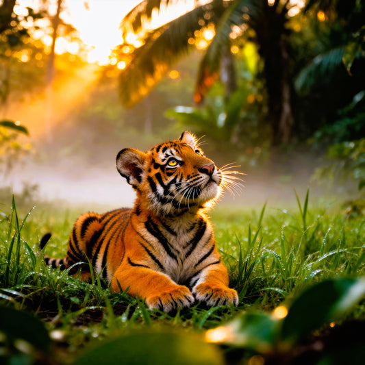 🐯 Affiche “Bébé Tigre” — L’Esprit d’Equity