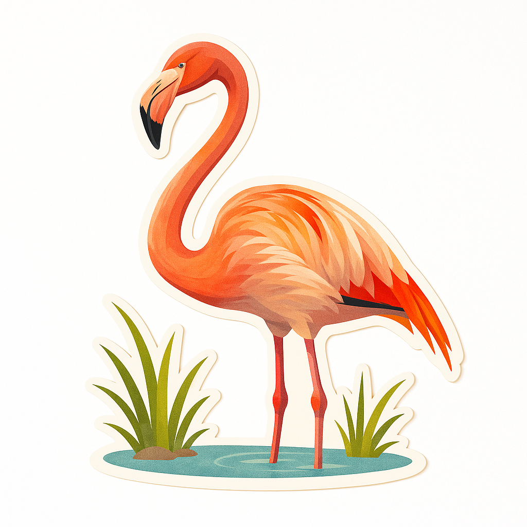 🦩 Silhouette “Flamant Rose” — Collection Silhouettes Equity