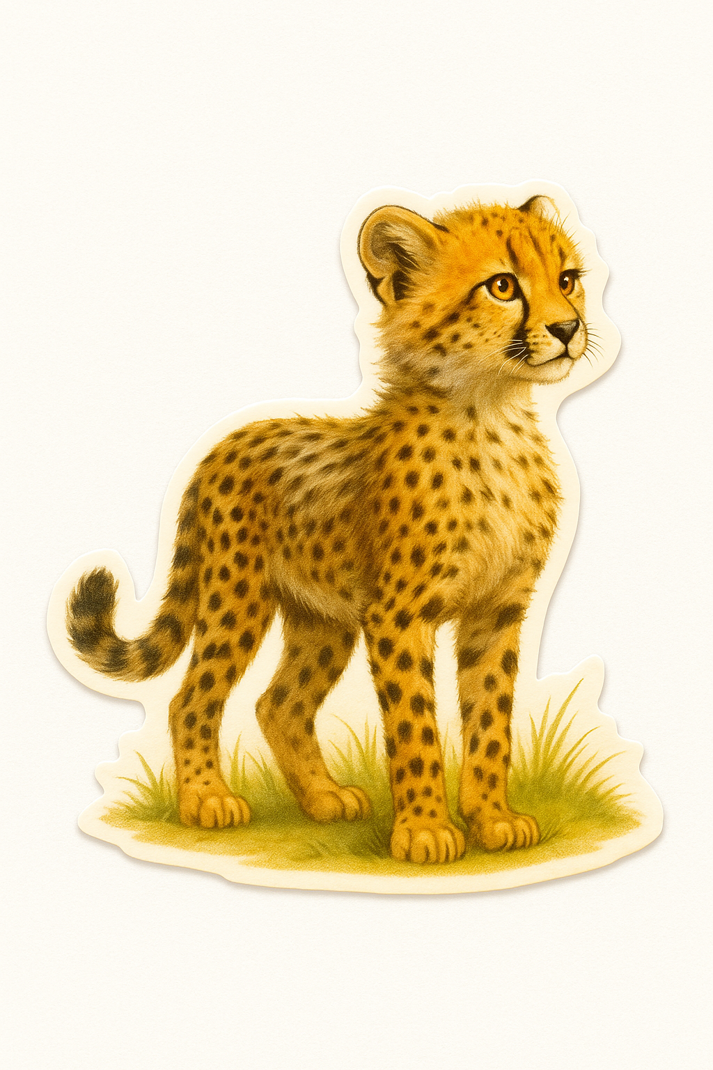 🐆 Silhouette “Bébé Guépard” — Collection Silhouettes Equity