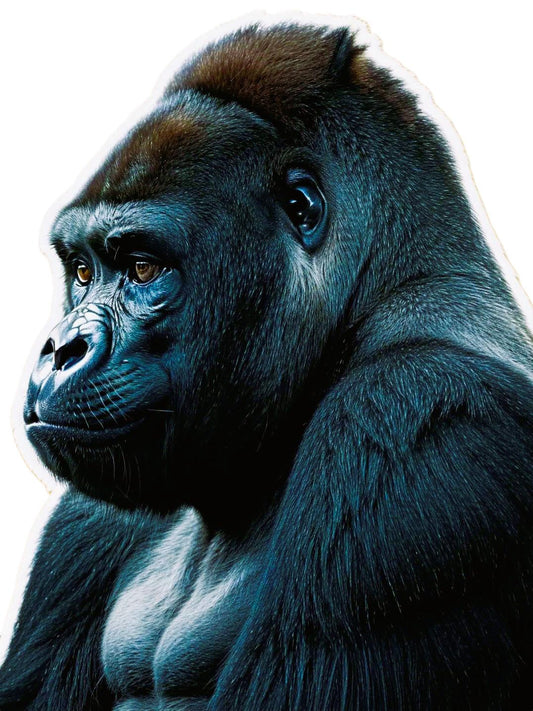 🦍 Silhouette “Gorille des Montagnes” — Collection Silhouettes Equity