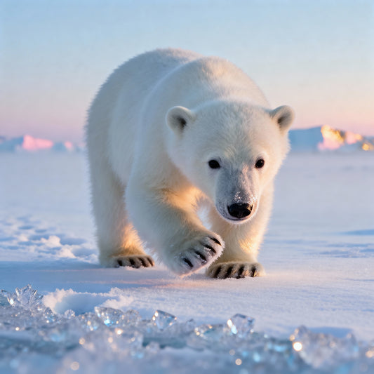 🐻‍❄️ Affiche “Ourson Polaire” — Héritier de la Banquise