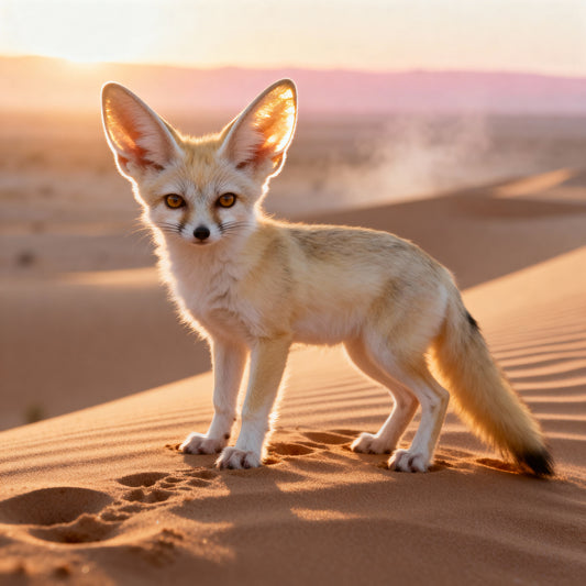 :  🦊 Affiche “Fennec du Désert” — L’Écho des Dunes