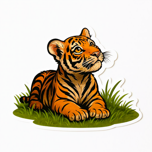 🐯 Silhouette “Bébé Tigre” — Collection Silhouettes Equity