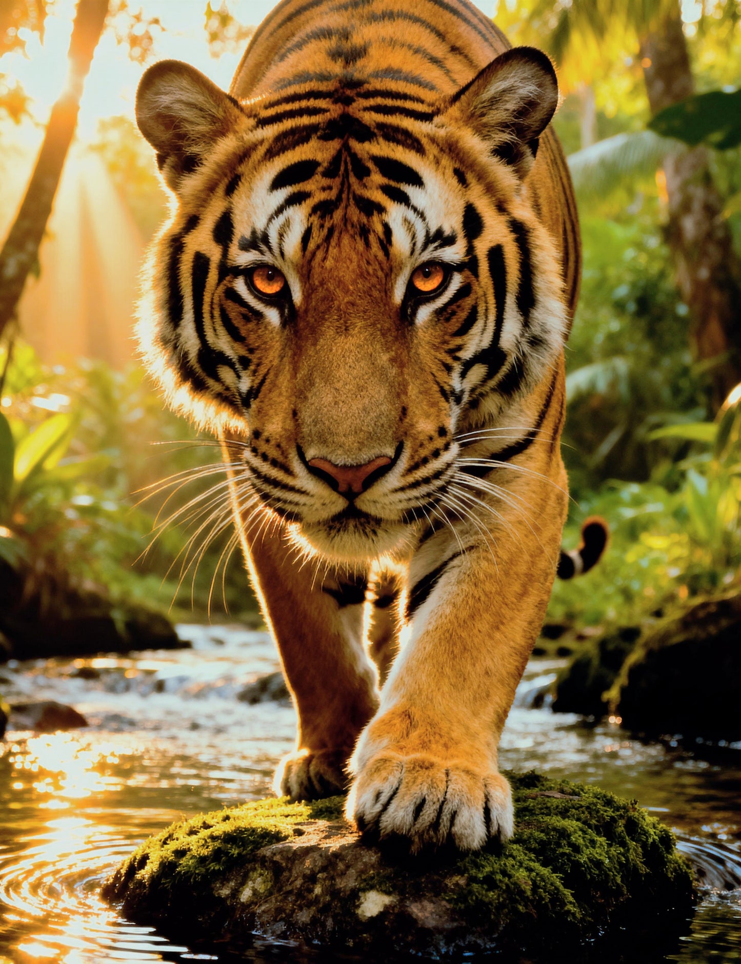 🐅 Affiche “Tigre du Bengale” — Force de l’Aube